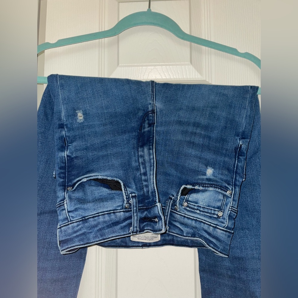 Zara Jeans With Rips Size 2 - Picture 2 of 6